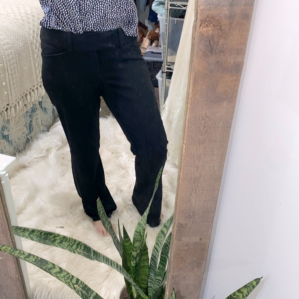 Merona black dress career pants size 10 - Picture 2 of 7